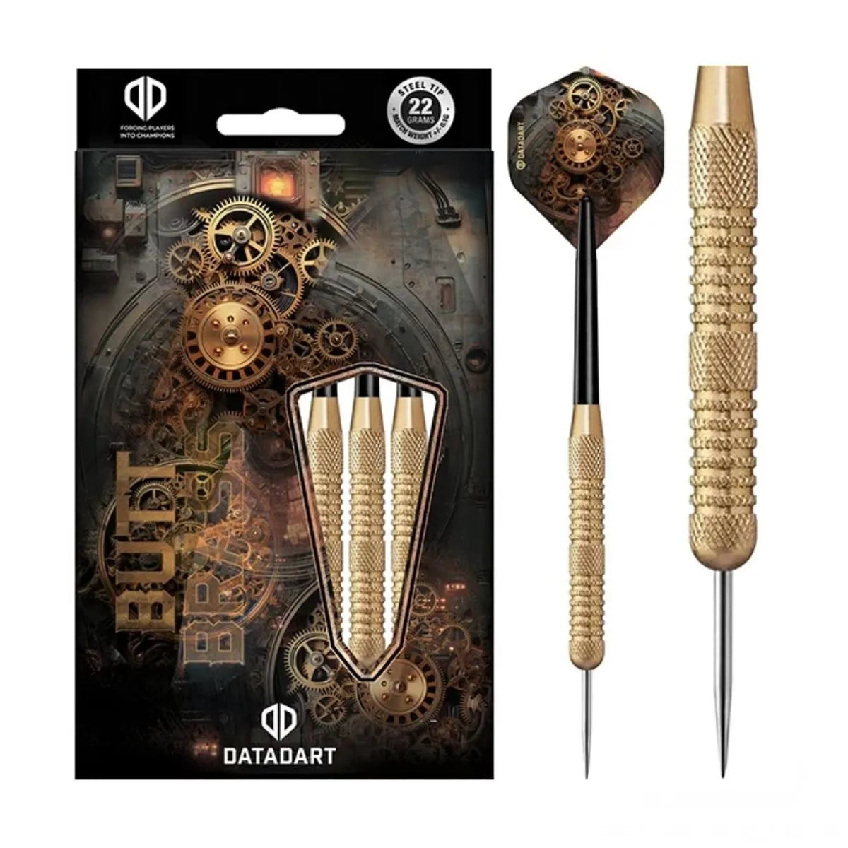 DataDart Butt Brass Steel Tip Darts-4-22 GRAM-Premier Darts