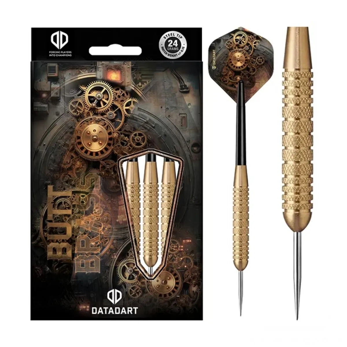 DataDart Butt Brass Steel Tip Darts-5-24 GRAM-Premier Darts