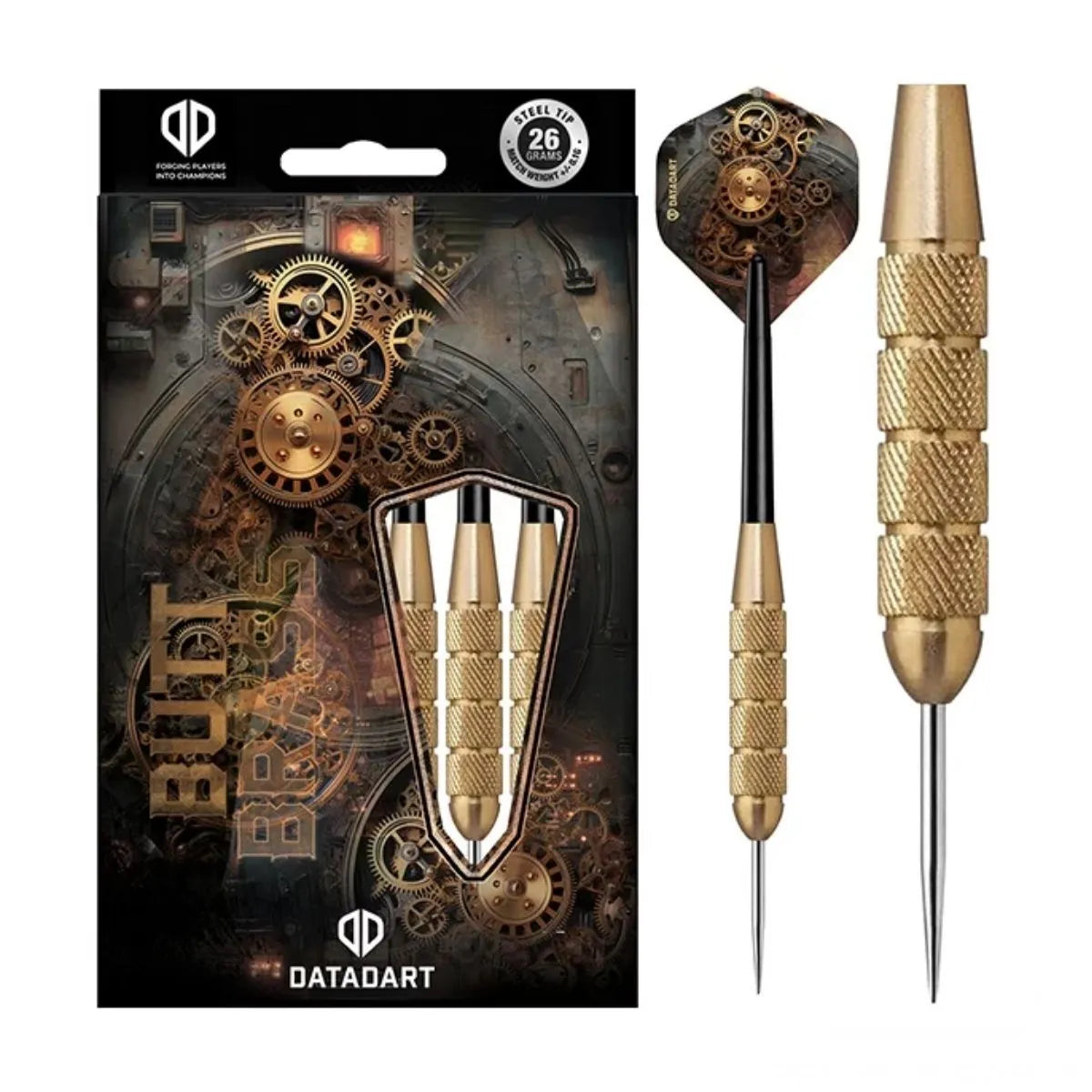 DataDart Butt Brass Steel Tip Darts-6-26 GRAM-Premier Darts