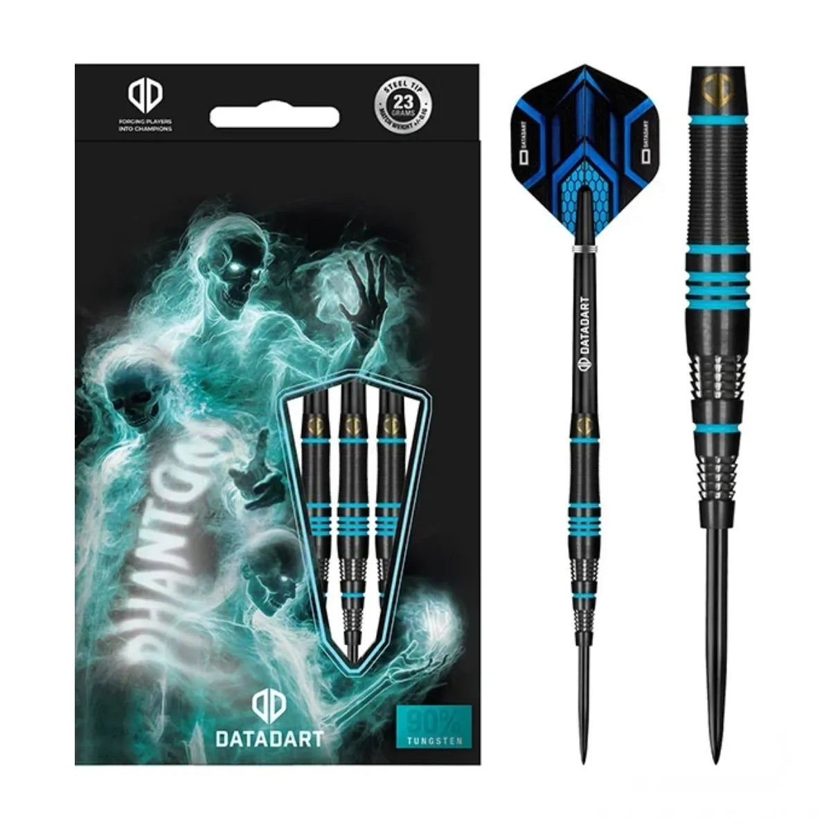 DataDart Phantom 90% Tungsten Steel Tip Darts-1-22 GRAM-Premier Darts