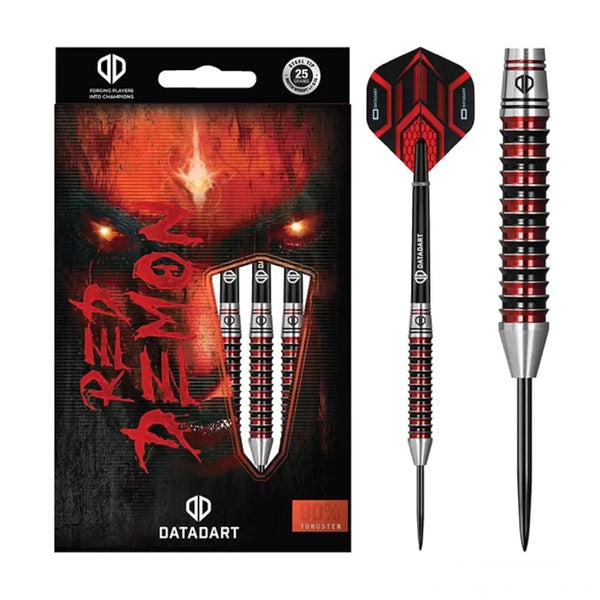 DataDart Red Demon 90% Tungsten Steel Tip Darts