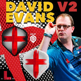 L-Style Darts L-Flight EZ L1 David Evans V2 White Flights