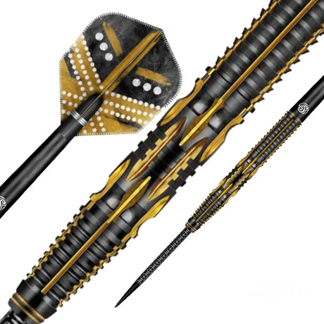 Shot Devon Petersen Greatness 90% Tungsten Steel Tip Darts-2-22 GRAM-Premier Darts