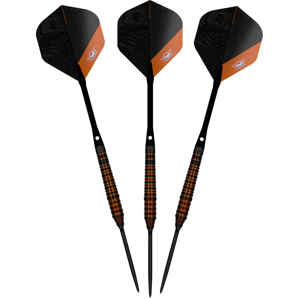 Bull's NL Dirk van Duijvenbode Black CP 80% Tungsten Steel Tip Darts-4-22 GRAM-Premier Darts