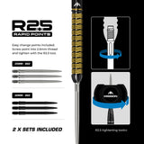 Mission Jake Kenyon Divine Darts R2.5 95% Tungsten Steel Tip Darts-8-24 GRAM-Premier Darts