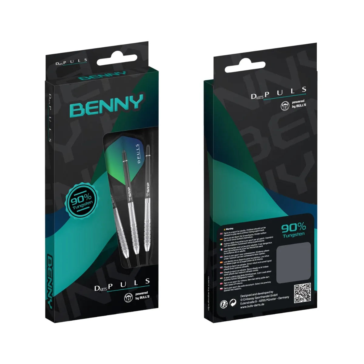 DPuls Benny 90% Tungsten Steel Tip Darts