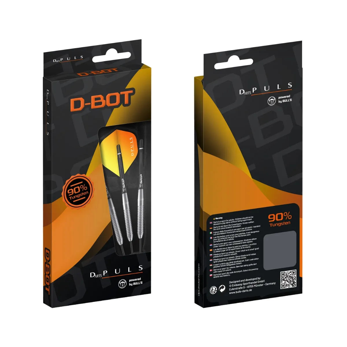 DPuls D-Bot 90% Tungsten Steel Tip Darts