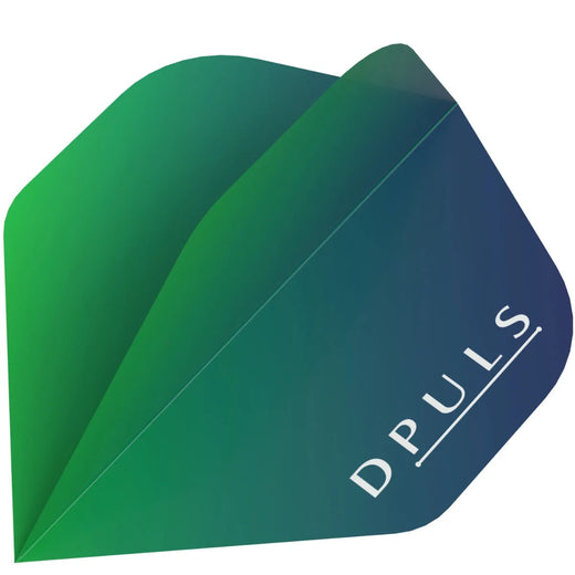 DPuls Blue & Green Standard Dart Flights-1-Premier Darts