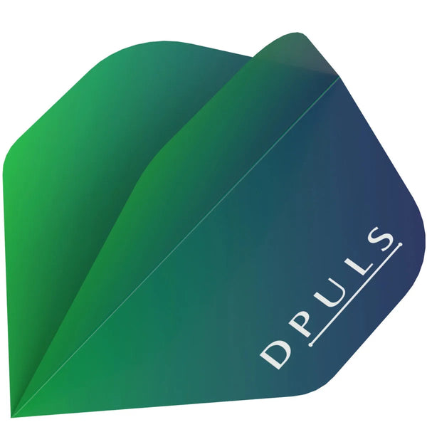 DPuls Blue & Green Standard Dart Flights-1-Premier Darts