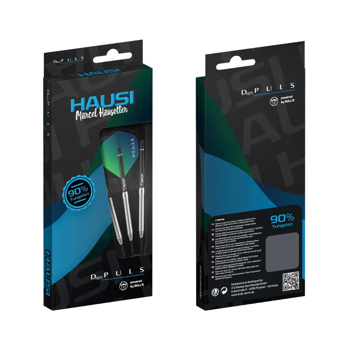 DPuls Hausi 90% Tungsten Steel Tip Darts