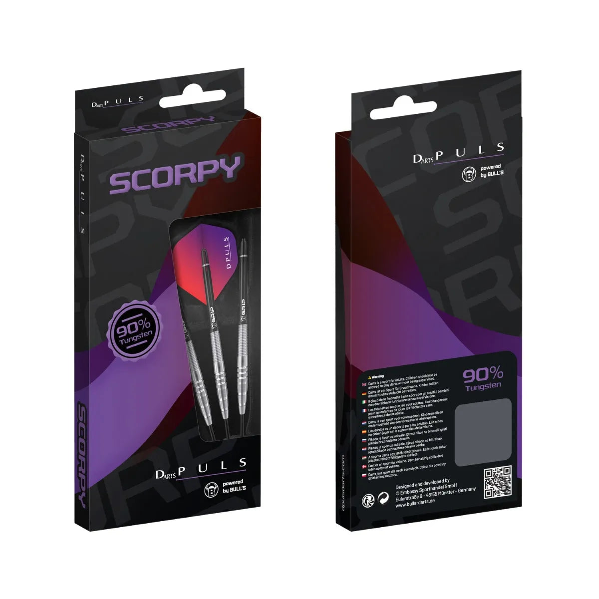 DPuls Scorpy 90% Tungsten Steel Tip Darts