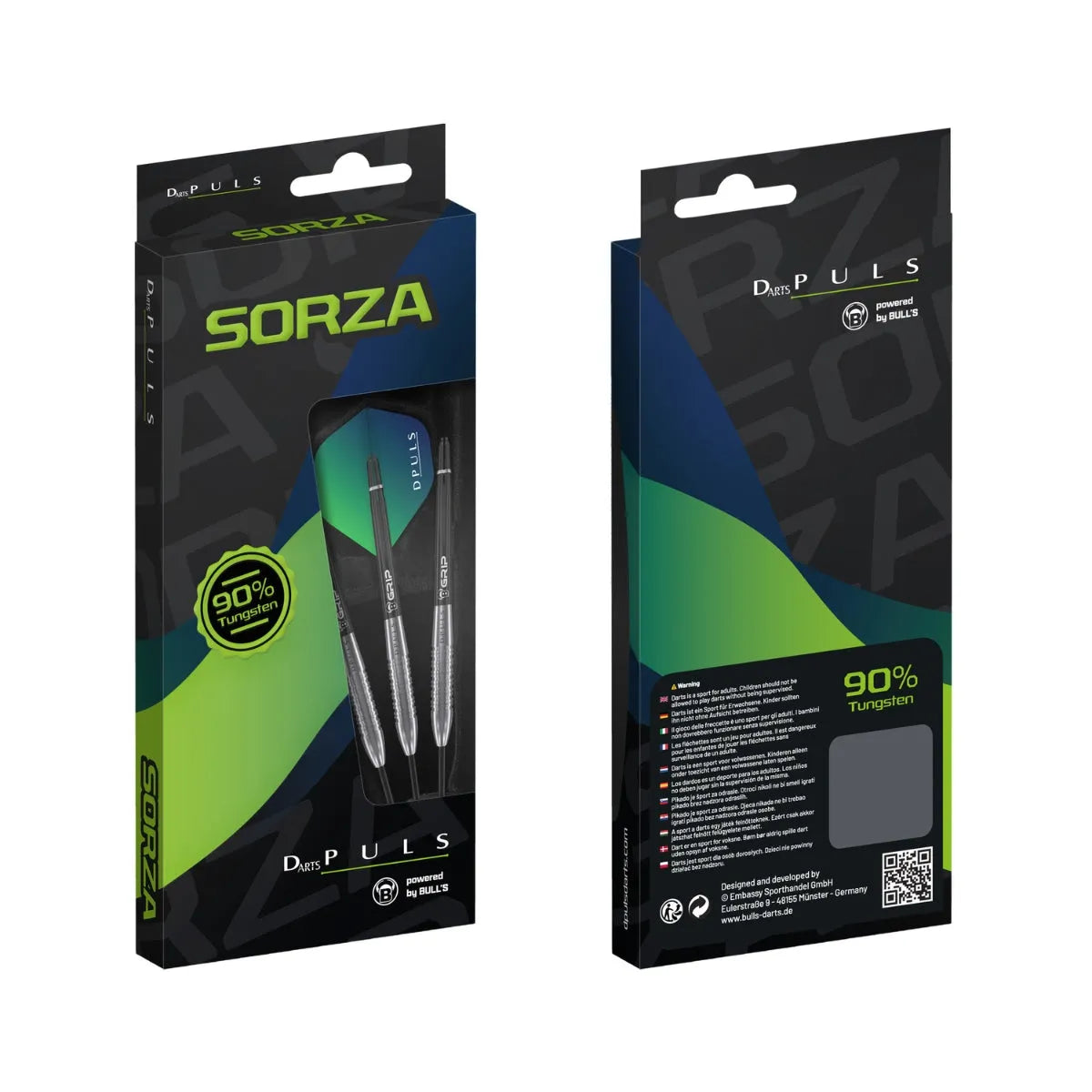 DPuls Sorza 90% Tungsten Steel Tip Darts