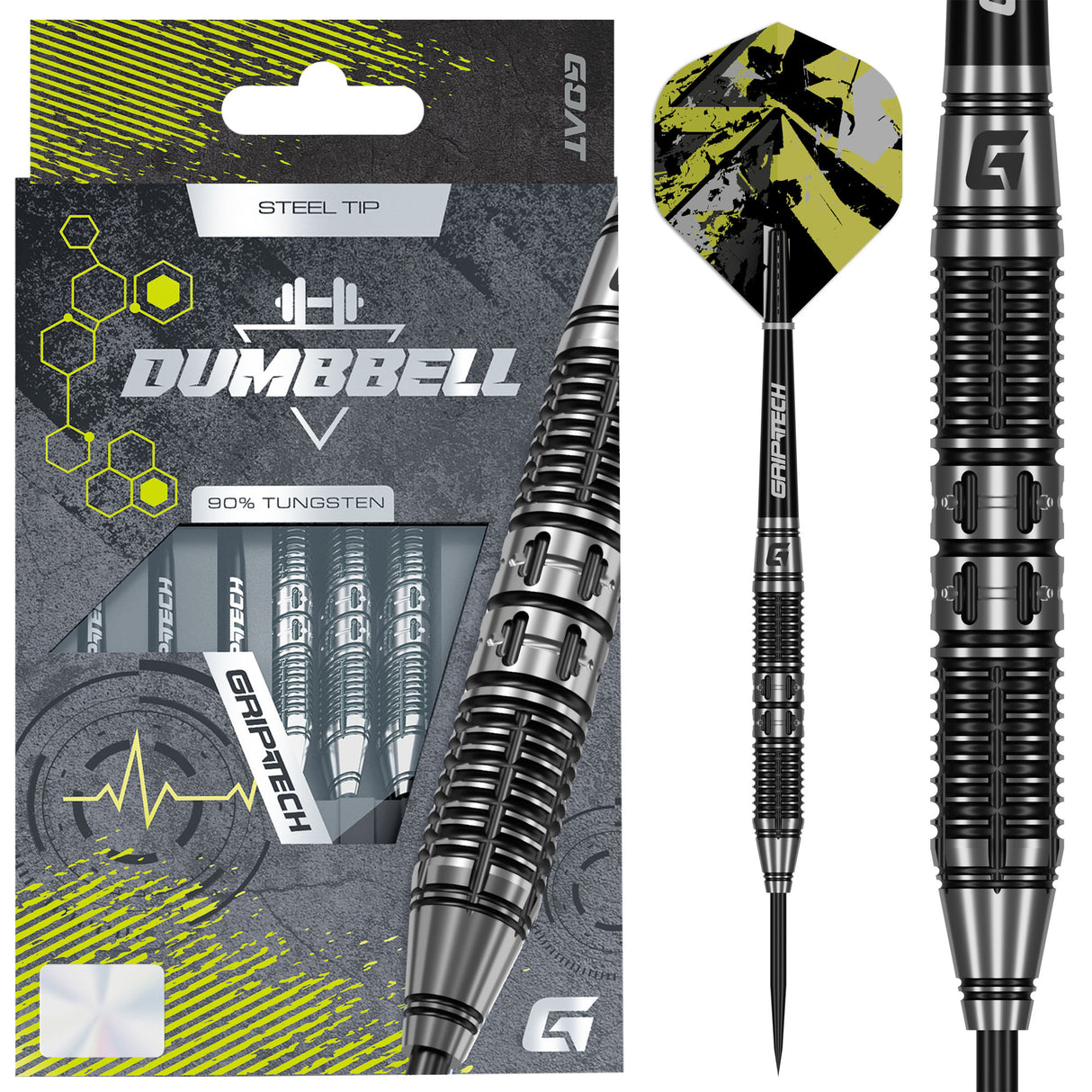 GOAT Dumbbell 90% Tungsten Steel Tip Darts-Darts-1-Premier Darts