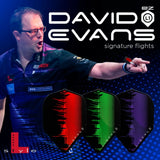 L-Style Darts L-Flight EZ L1 David Evans V1 Red Flights-4-Premier Darts