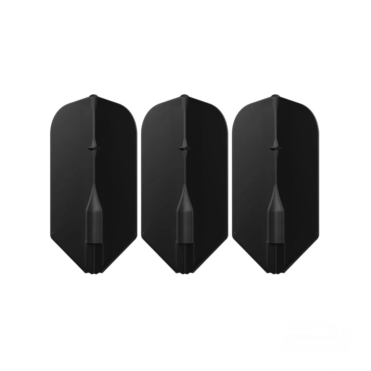 L-Style Darts L-Flight EZ L6 Slim Flights-3-Black-Premier Darts