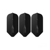 L-Style Darts L-Flight EZ L6 Slim Flights-3-Black-Premier Darts