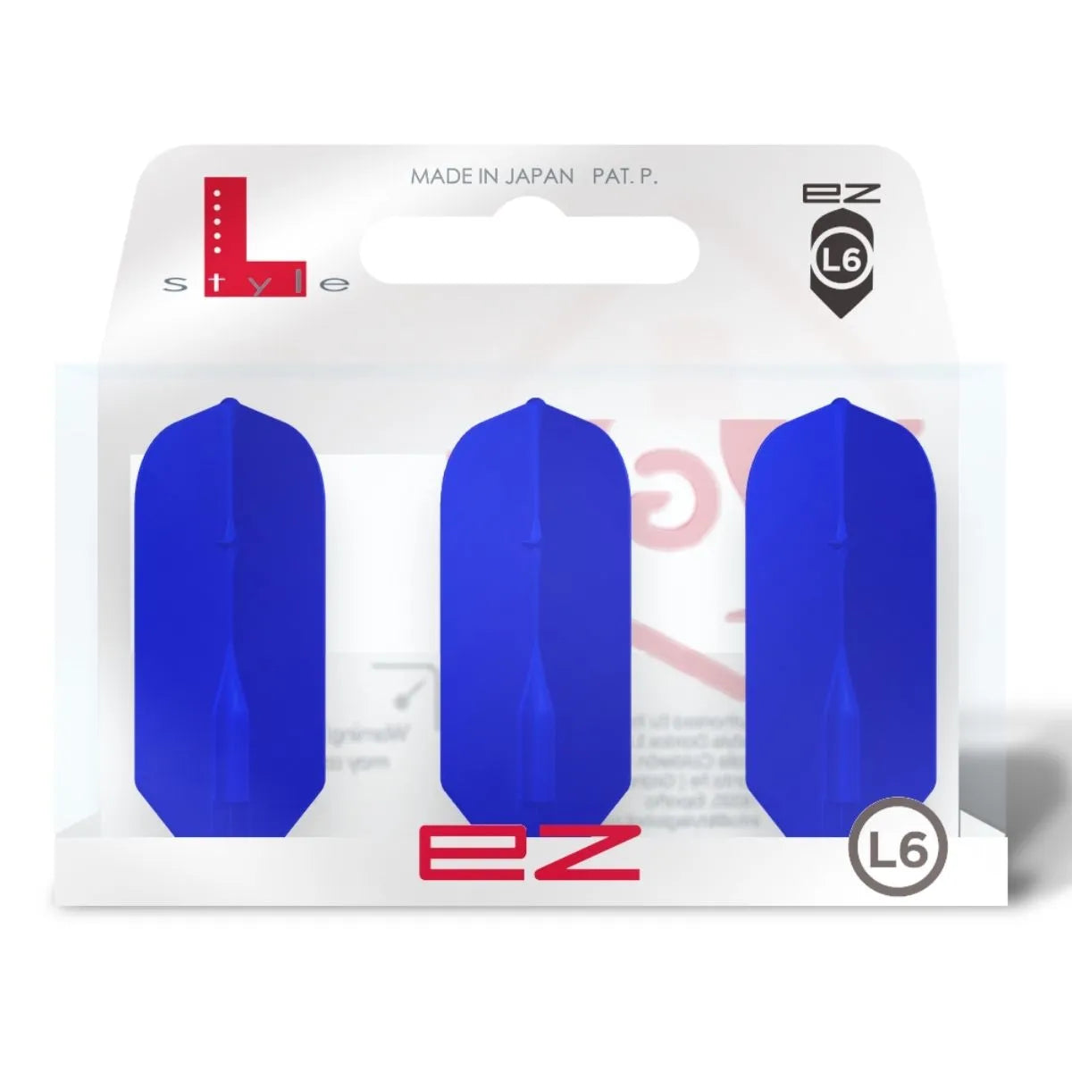 L-Style Darts L-Flight EZ L6 Slim Flights-10-Black-Premier Darts