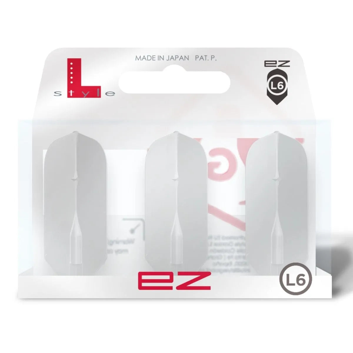 L-Style Darts L-Flight EZ L6 Slim Flights-13-Black-Premier Darts