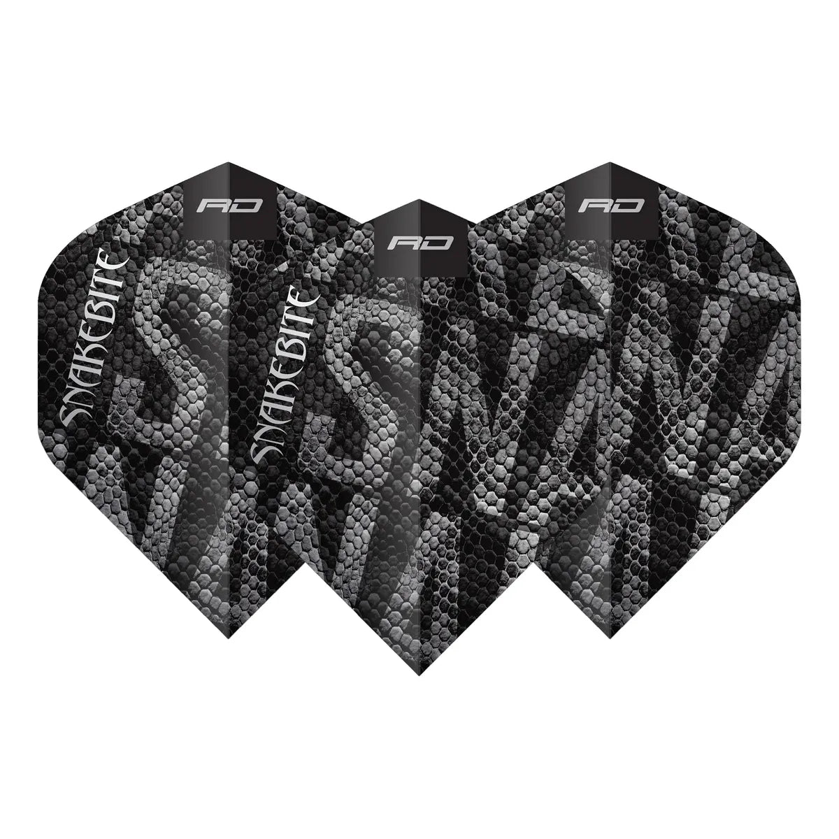 Red Dragon Peter Wright Black Mamba Premium Standard Dart Flights-2-Premier Darts