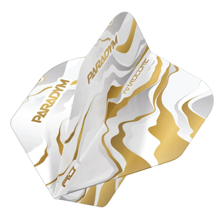 Red Dragon Paradym Premium Standard Flights-5-Gold-Premier Darts