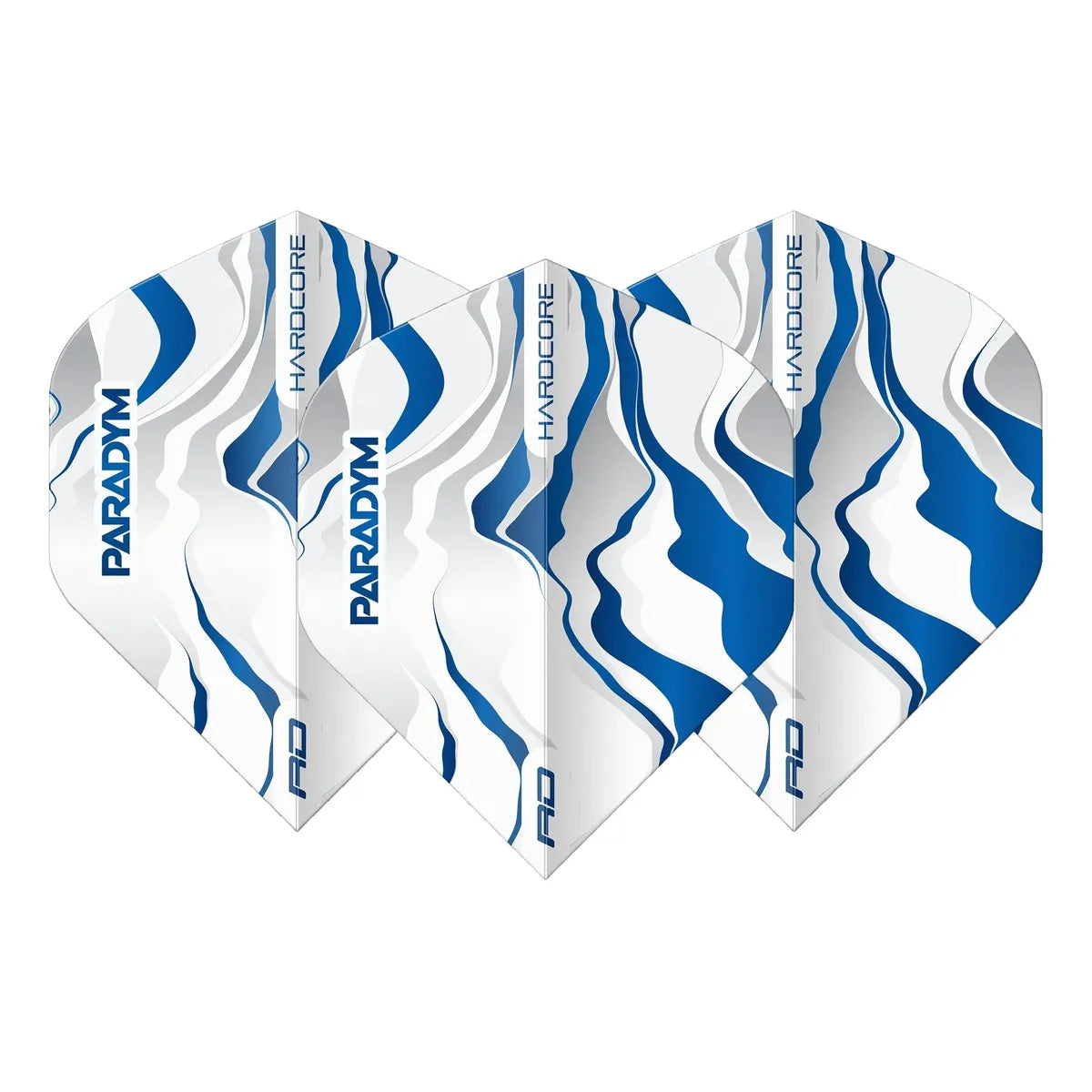 Red Dragon Paradym Premium Standard Flights-3-Blue-Premier Darts