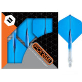 Unicorn Forge Plus Two-Tone All In One System-12-Clear Blue-Long-Premier Darts