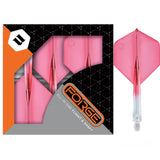 Unicorn Forge Plus Two-Tone All In One System-32-Clear Red-Long-Premier Darts