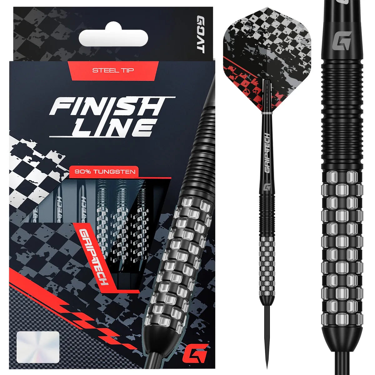 GOAT Finish Line 90% Tungsten Steel Tip Darts-1-21 GRAM-Premier Darts