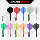 Mission Force 90 Vortex No6 Moulded Flight & Shaft-6-Black-Short-Premier Darts