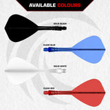 Mission Force 90 Vortex Kite Moulded Flight & Shaft-4-Black-Short-Premier Darts