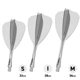 Winmau Fusion Arrow Integrated Flight System-11-Black-Short-Premier Darts