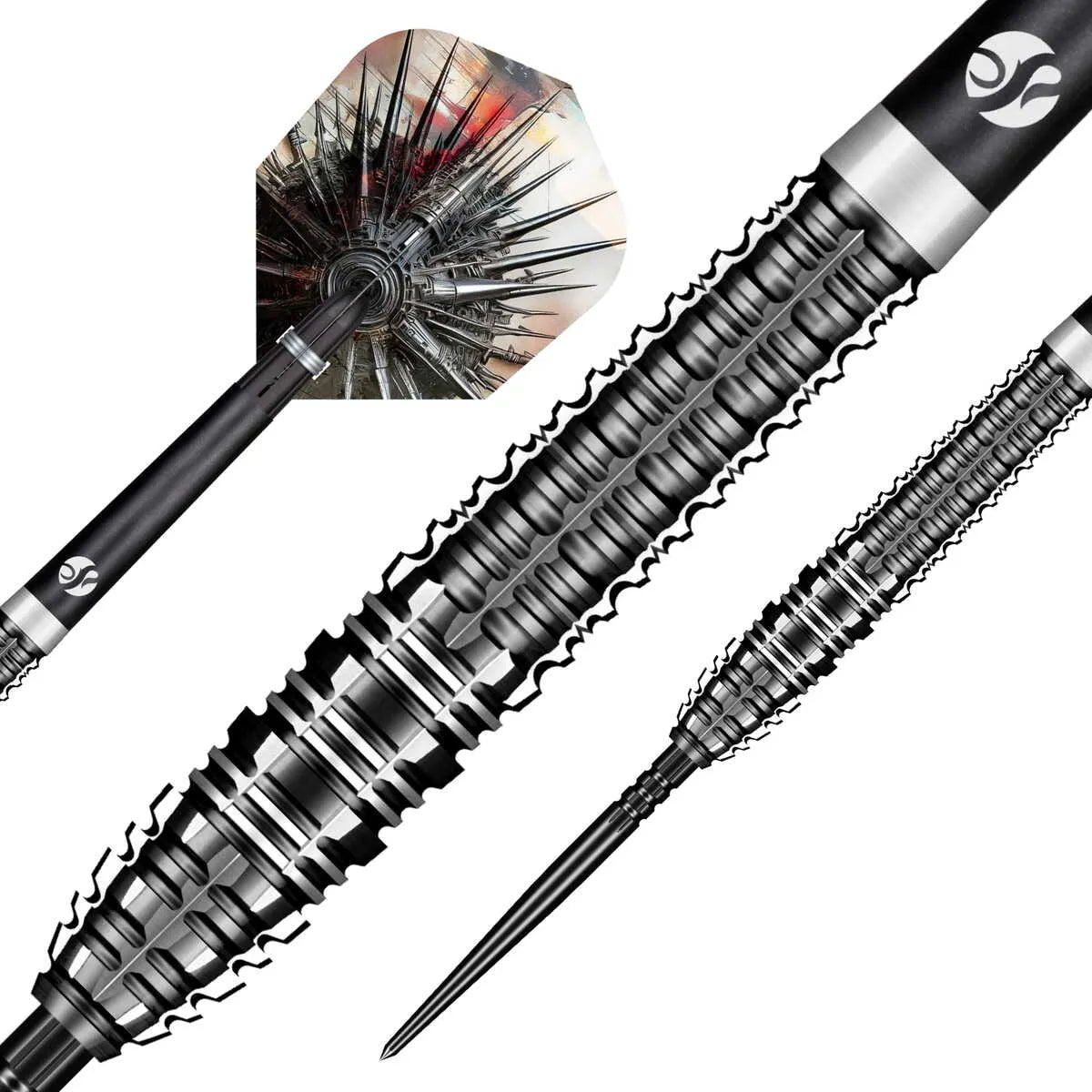 Shot Gnarly Smasha TP 90% Tungsten Steel Tip Darts-3-23 GRAM-Premier Darts