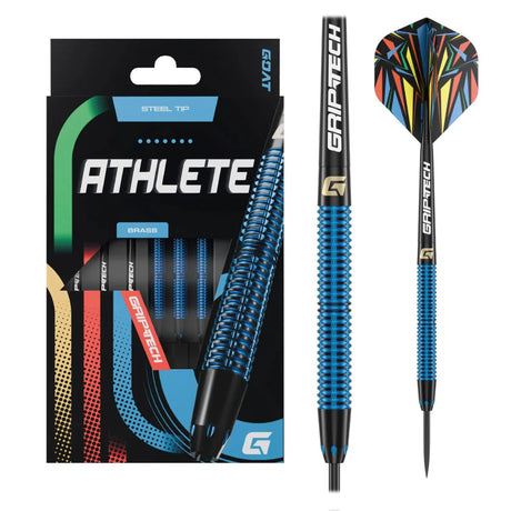 GOAT Athlete Blue Brass Steel Tip Darts