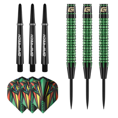GOAT Athlete Green Brass Steel Tip Darts