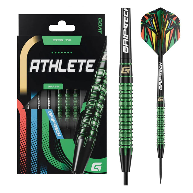 GOAT Athlete Green Brass Steel Tip Darts