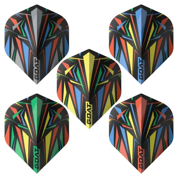 GOAT Athlete No2 Flights-1-Black-Premier Darts