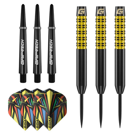 GOAT Athlete Yellow Brass Steel Tip Darts