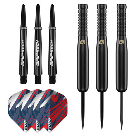 GOAT Homerun Black Brass Steel Tip Darts