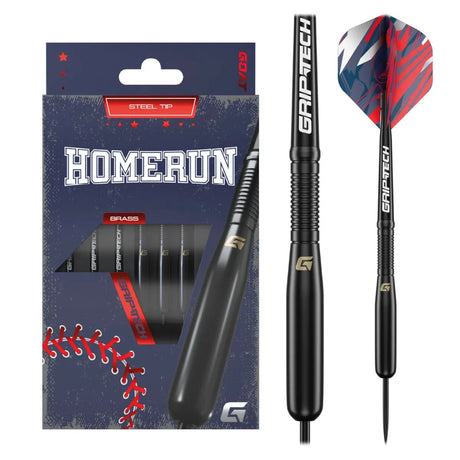 GOAT Homerun Black Brass Steel Tip Darts