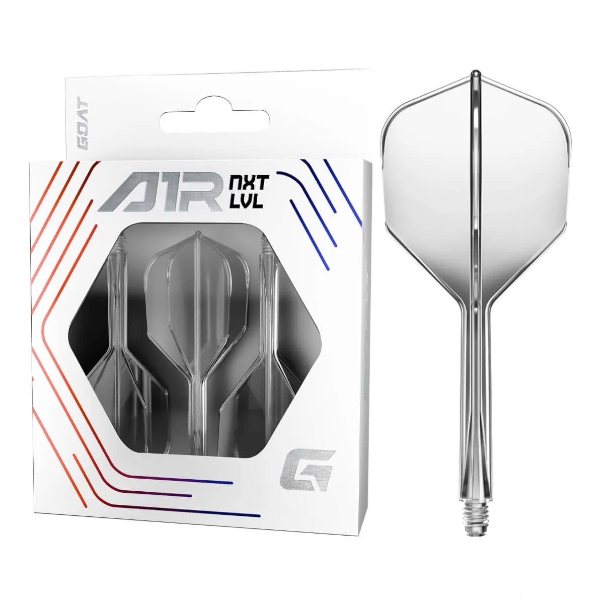 GOAT A1R Flight System No6-12-Clear-Short-Premier Darts