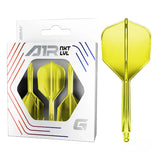 GOAT A1R Flight System No6-27-Neon Yellow-Short-Premier Darts