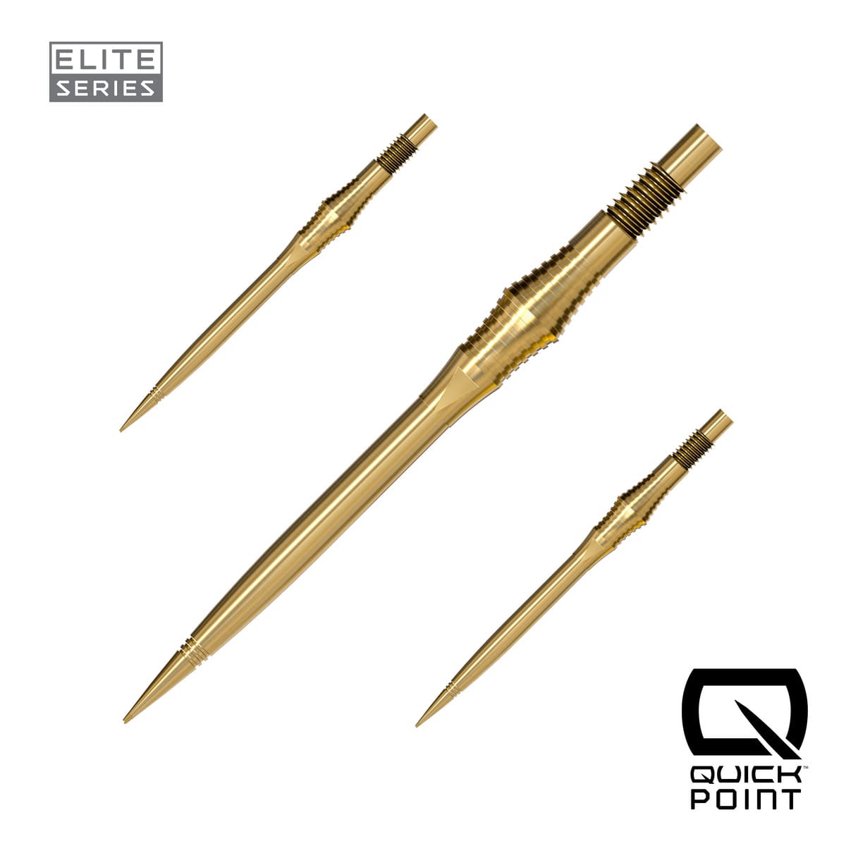 Harrows Spire Elite Series Quick Points-11-Gold-35mm-Premier Darts