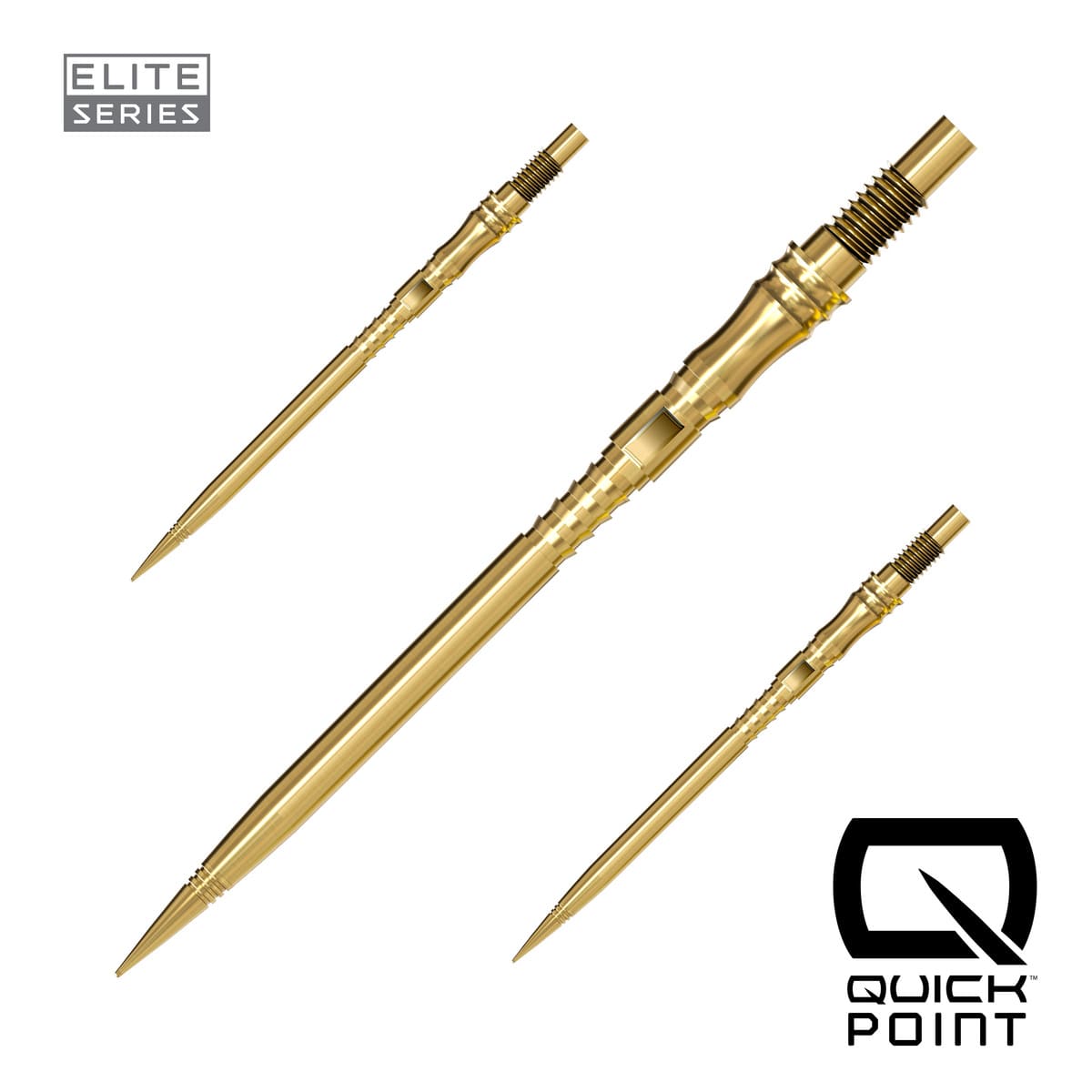 Harrows Apex Axis Elite Series Quick Points-13-Gold-40mm-Premier Darts