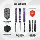 Shot Goths Visara TP 90% Tungsten Steel Tip Darts-3-22 GRAM-Premier Darts
