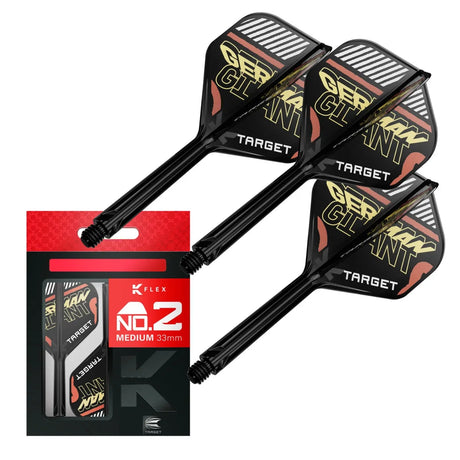 Target Darts Gabriel Clemens K-Flex Flight System No2-11-Medium-Premier Darts