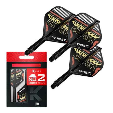 Target Darts Gabriel Clemens K-Flex Flight System No2-7-Short-Premier Darts