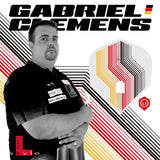 L-Style Darts L-Flight EZ L1 Gabriel Clemens V1 Clear White Flights-2-Premier Darts