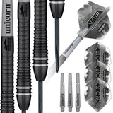 Unicorn Gary Anderson Phase 6 Deluxe Noir 90% Tungsten Steel Tip Darts-6-21 GRAM-Premier Darts