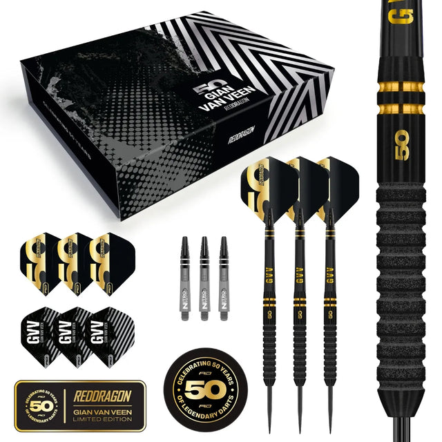 Red Dragon Gian Van Veen 50 Year Limited Edition Player Box