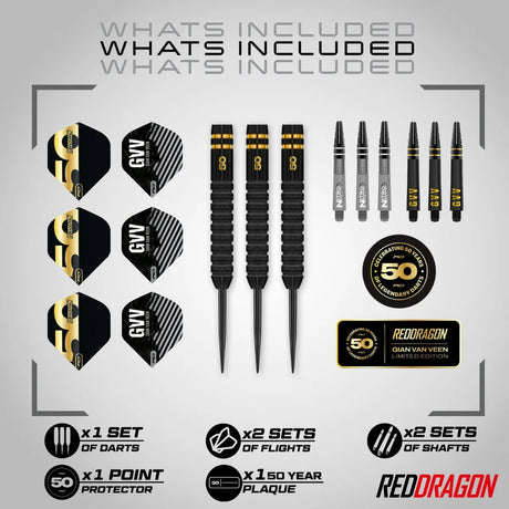 Red Dragon Gian Van Veen 50 Year Limited Edition Player Box